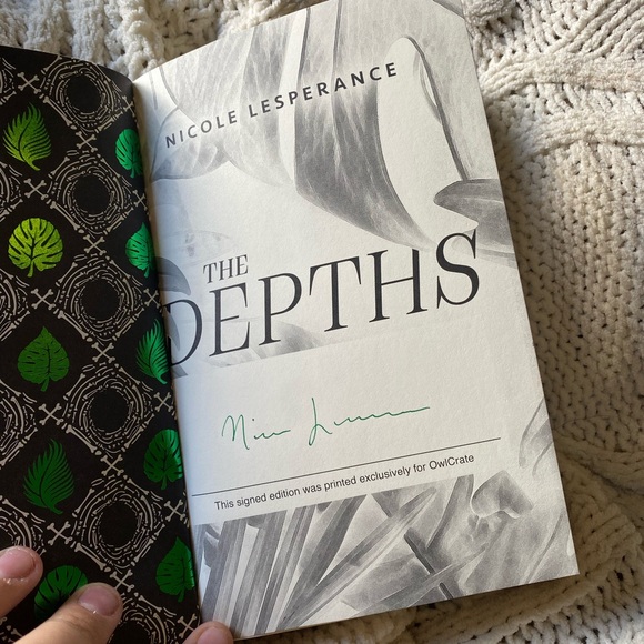 Owlcrate exclusive edition of “The Depths” by Nicole Lesperance - Picture 5 of 5